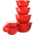 Reston Lloyd Reston Lloyd 44600 12pc Enamel on Steel Bowl Set  Red 44600